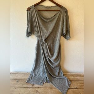 All Saints Silver Sina Shimmer Dress Size Small